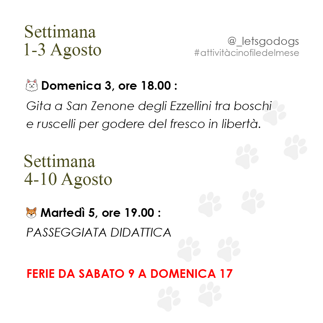 Prima Settimana